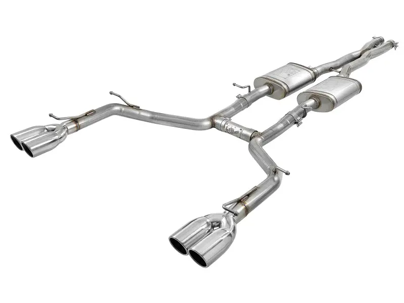 Afe Mach Force-Xp 2-1/2In 304 Ss Cat-Back Exhaust 15-19 Dodge Challenger V6-3.6L - Polished Tip 1