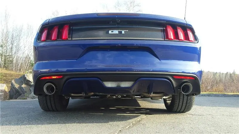 Mbrp 2015-2017 Ford Mustang Gt 5.0 2-1/2In Axle Back Kit - Black Coated 4In Od Tips Included 1