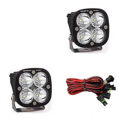 Baja Designs Squadron Sport Spot Led Light Pods - Clear 1