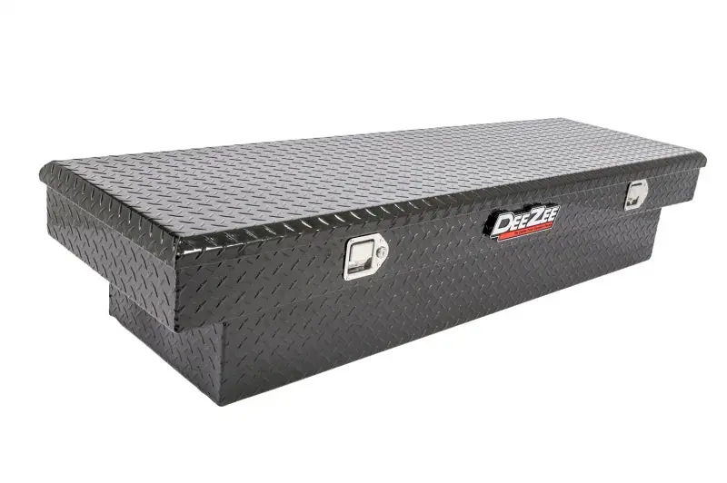 Deezee Universal Tool Box - Red Crossover - Single Lid Black Bt Full Size 1