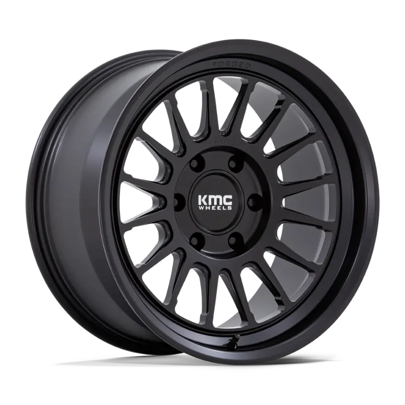 Kmc Impact Forged Black Wheel 1