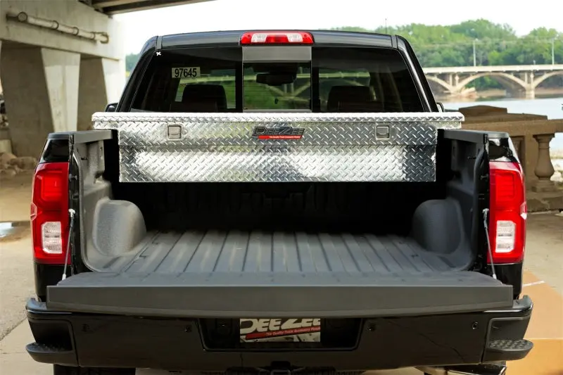 Deezee Universal Tool Box - Red Crossover - Single Lid Bt Alum 2