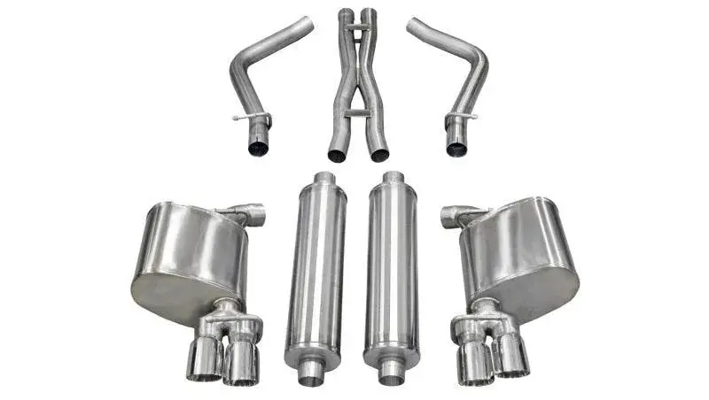Corsa 11-14 Dodge Charger R/T 5.7L V8 Polished Sport Cat-Back Exhaust 1