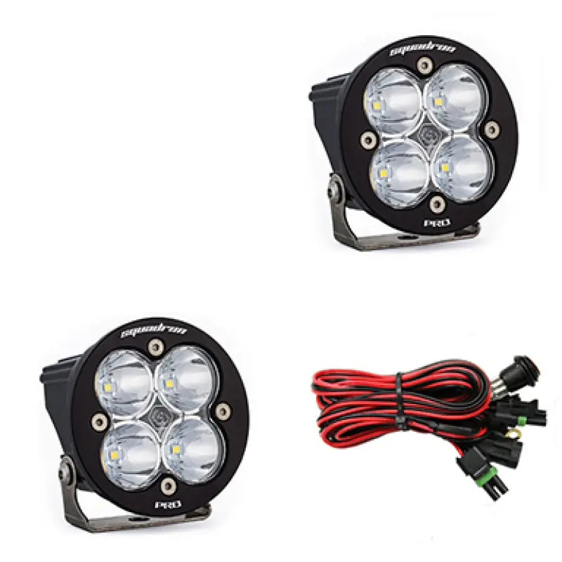 Baja Designs Squadron R Pro Spot Led Light Pods - Clear 1