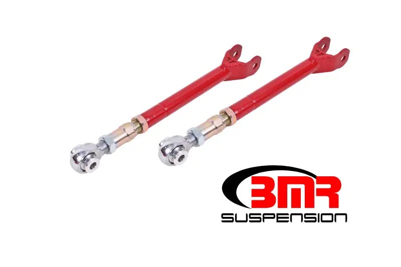 Bmr 2005-2023 Dodge Charger / Challenger / 300  Lower Trailing Arms W/ On-Car Adj. Rod Ends - Red 1