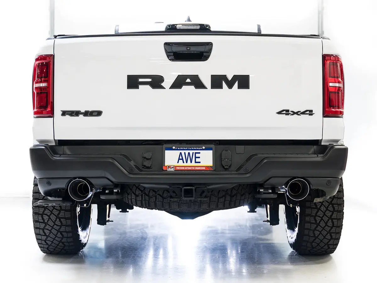 Awe 0Fg Catback Exhaust For 2025+ Ram Rho Polished Tips 1