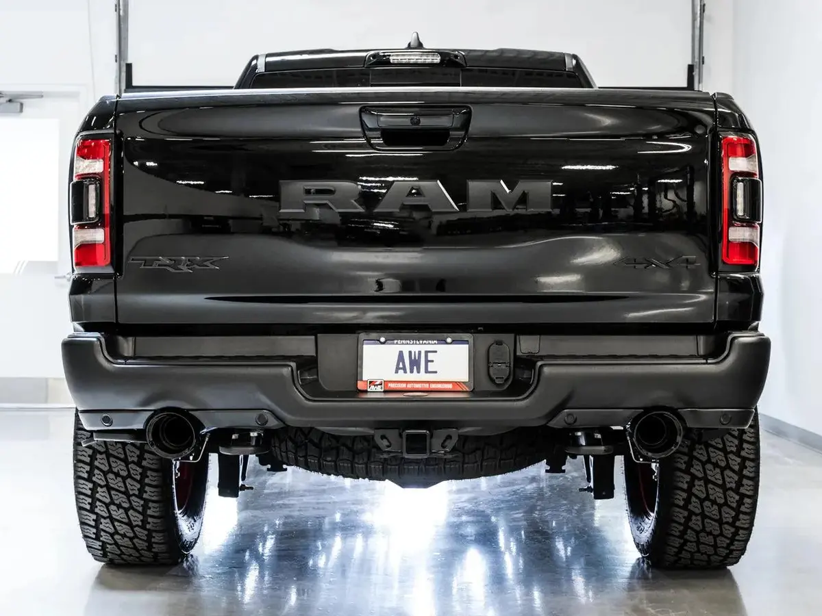 Awe Tuning 2021-2024 Ram 1500 Trx 0Fg Cat-Back Exhaust Polished Silver Tips 1