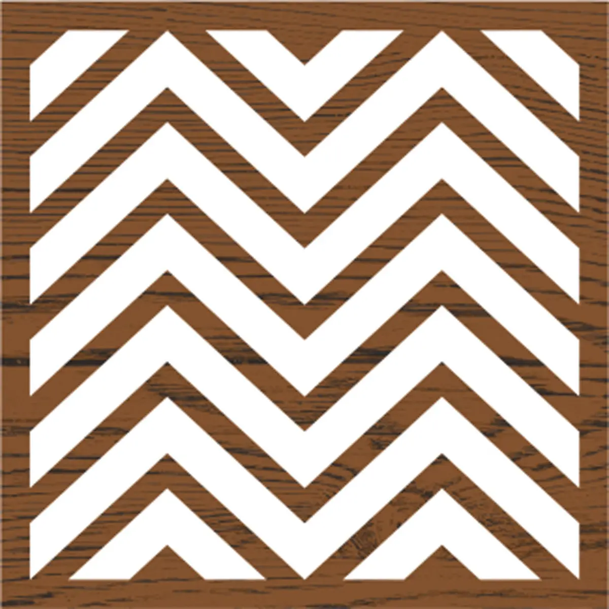 Fabric Creations • Block Printing Medium 6X6cm Chevron 1