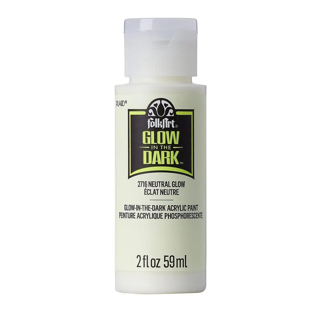 Folkart • Glow In The Dark Colors Neutral Glow In The Dark 59Ml 1