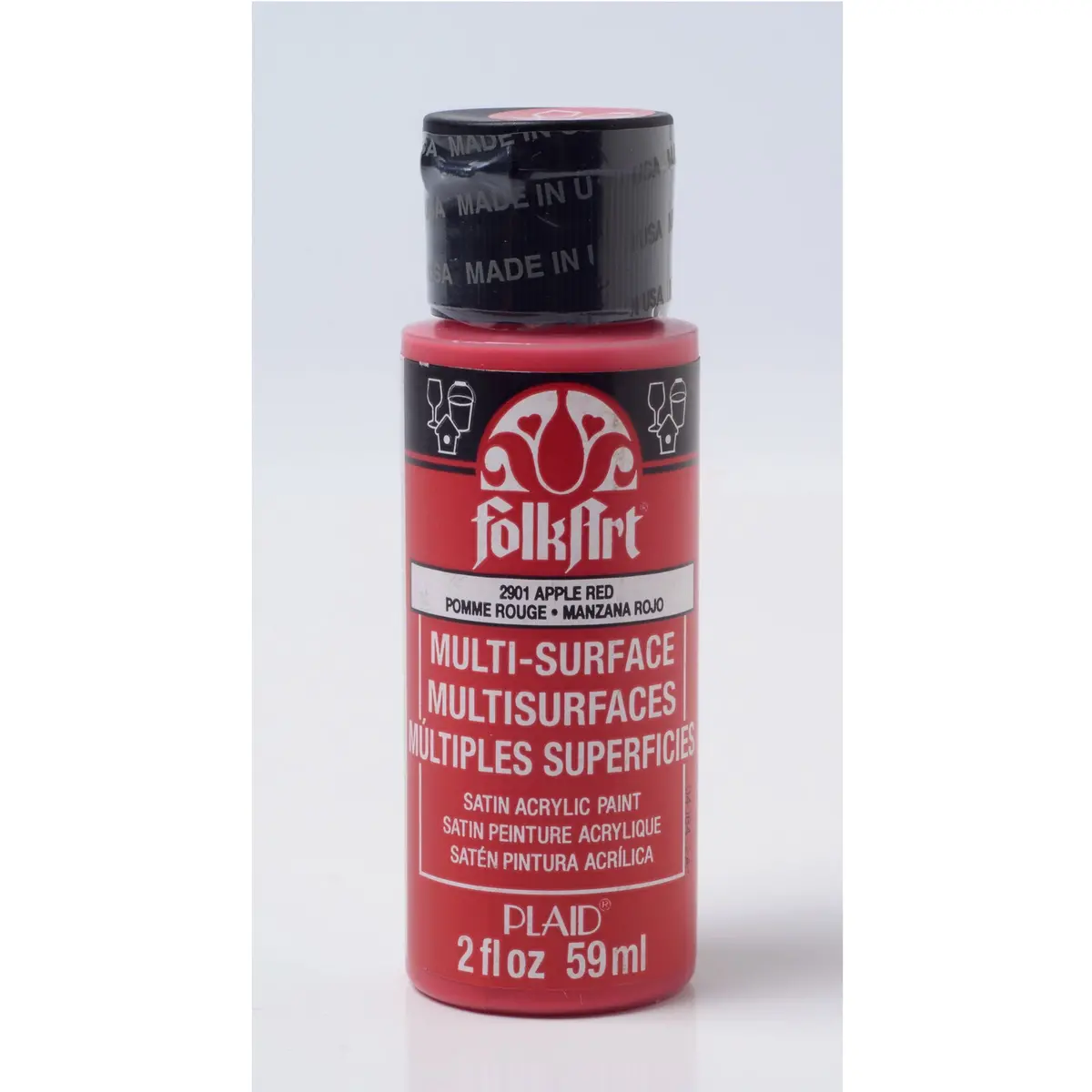 Folkart • Multi-Surface Paint Apple Red 59Ml 1