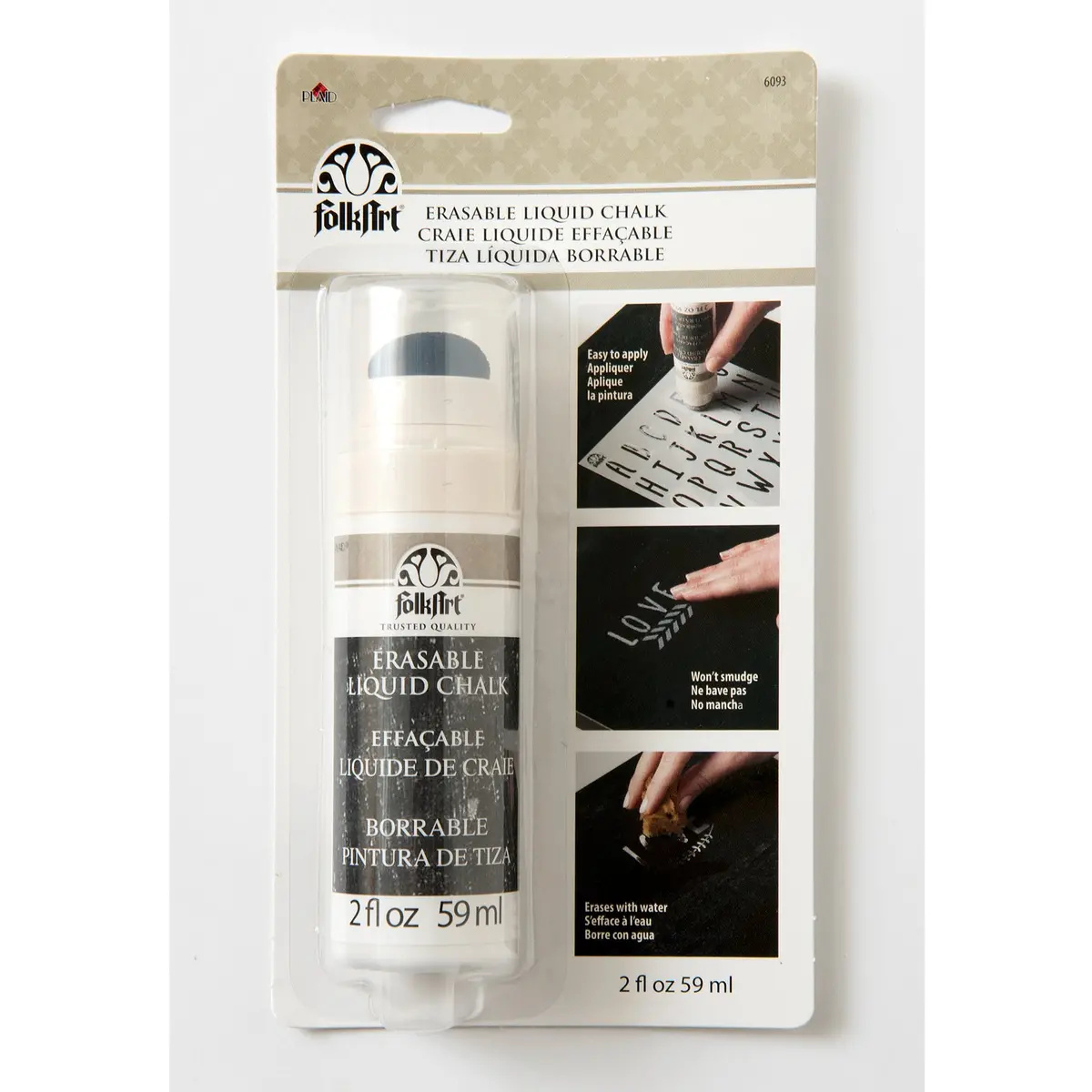 Folkart • Erasable Liquid Chalk White 59Ml 1