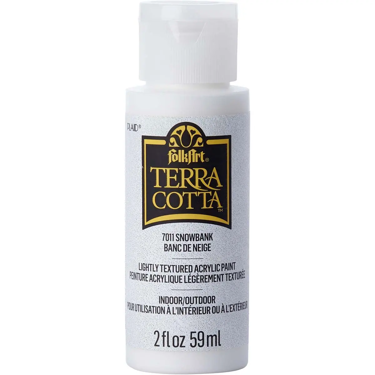 Folkart • Terra Cotta Textured Acrylic Paint 59Ml Snowbank 1
