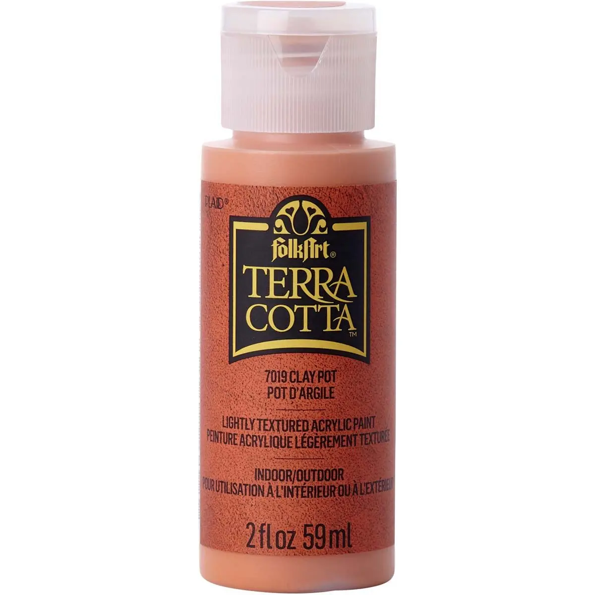 Folkart • Terra Cotta Textured Acrylic Paint 59Ml Clay Pot 1