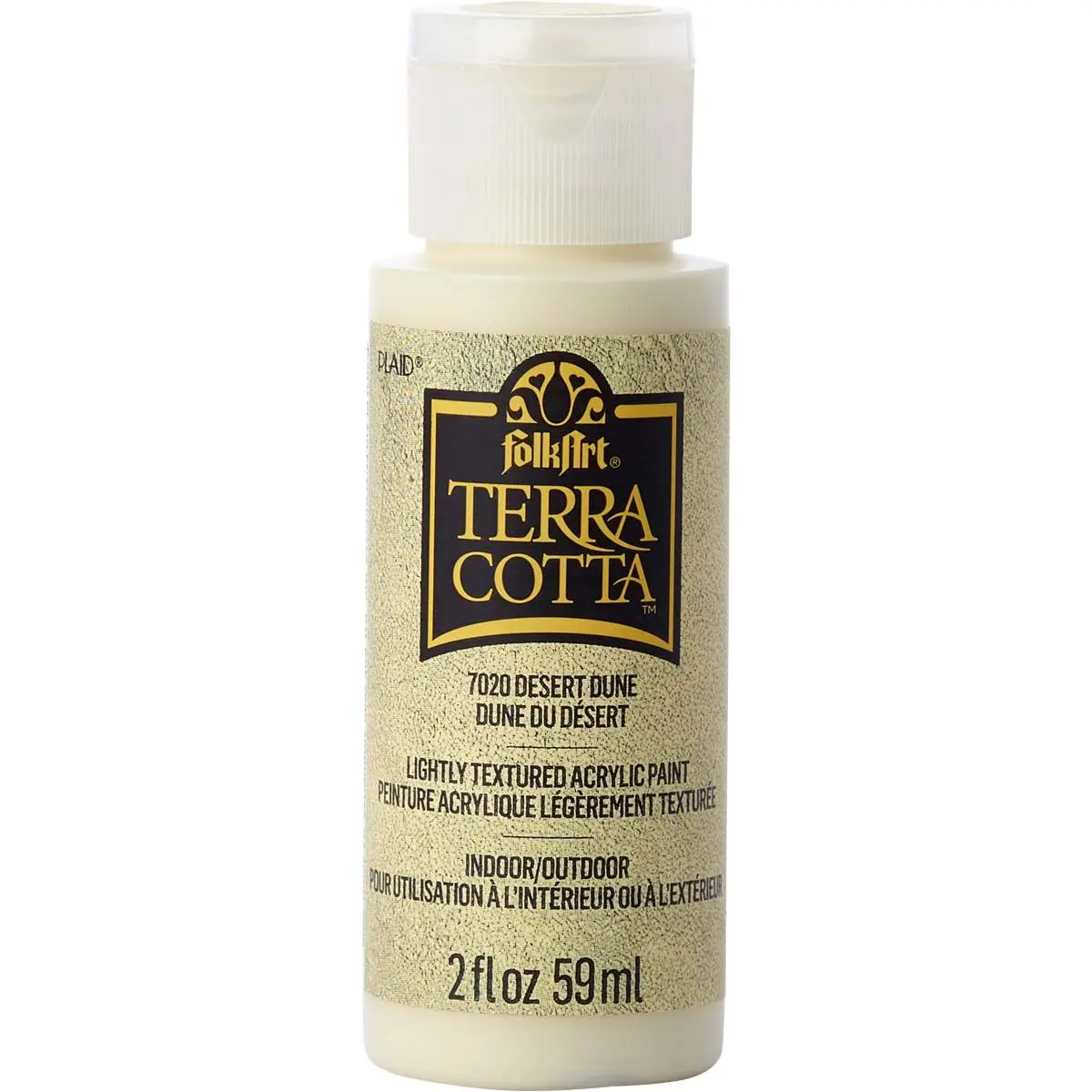 Folkart • Terra Cotta Textured Acrylic Paint 59Ml Desert Dune 1