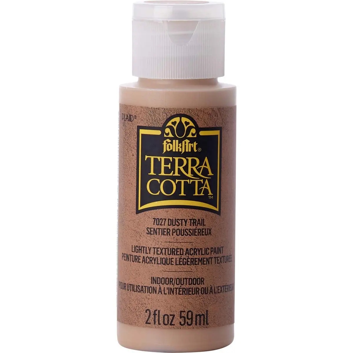 Folkart • Terra Cotta Textured Acrylic Paint 59Ml Dusty Trail 1
