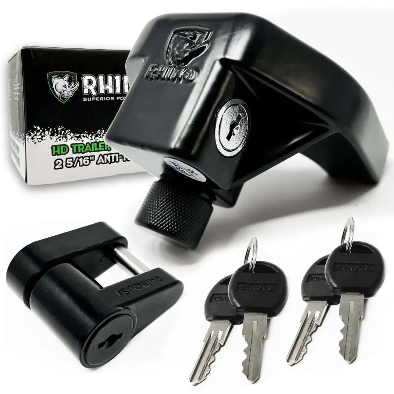 Rhino Usa 2 5/16In Trailer Coupler Hd Lock Kit-2-Pieces 1