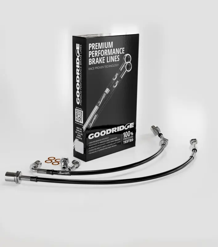 Goodridge 05-19 Chrysler 300 Stainless Steel Rear Brake Lines 1