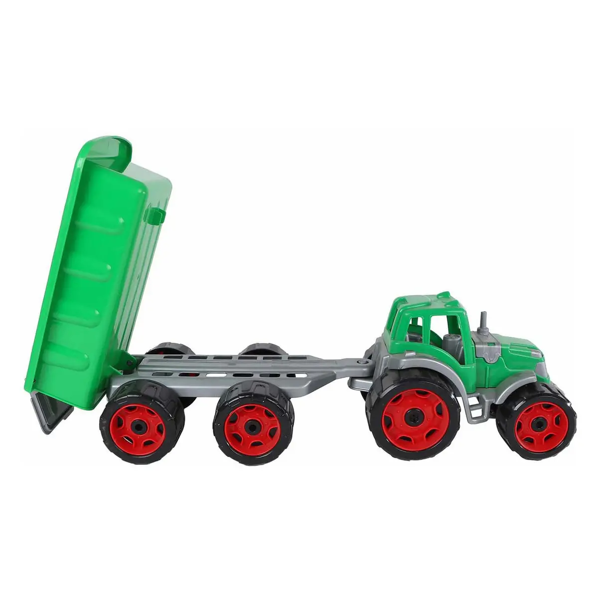 2-Play Tractor Met Aanhanger Groen - 52Cm 2