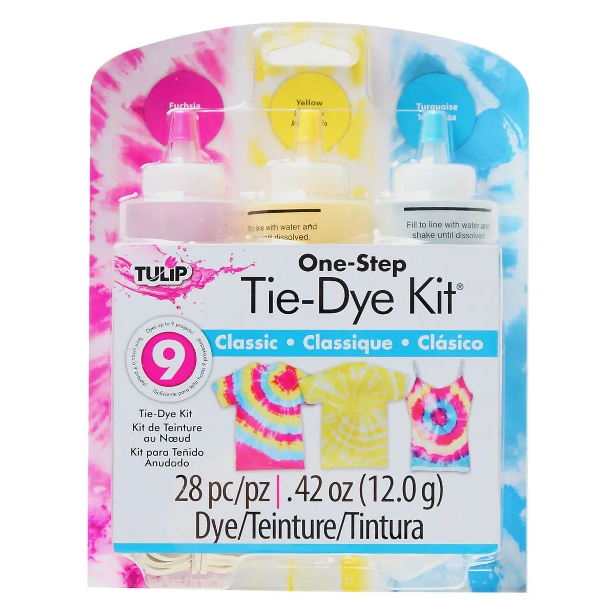 Tulip One-Step Tie Dye Tulip • Tie-Dye Kit 3 Kleuren Classic 1