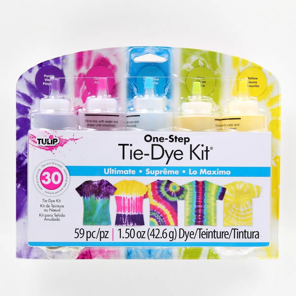 Tulip One-Step Tie Dye Tulip • Tie-Dye Kit 5 Kleuren Ultimate 1