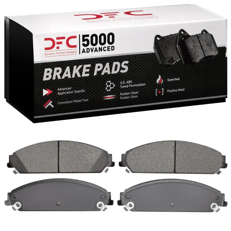 Dfc 05-23 Chrysler 300 Front 5000 Advanced Semi Metallic Brake Pads 1