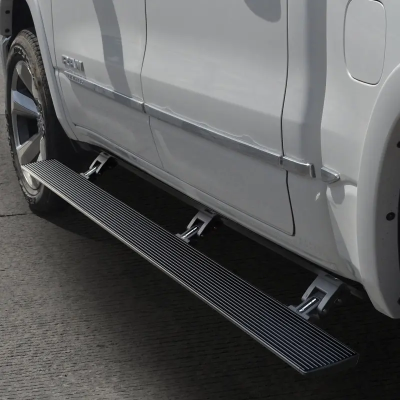Realtruck 19-24 Ram 1500 Quad Cab 4Dr Voltstep Electric Running Board Kit - Bedliner Coating 1