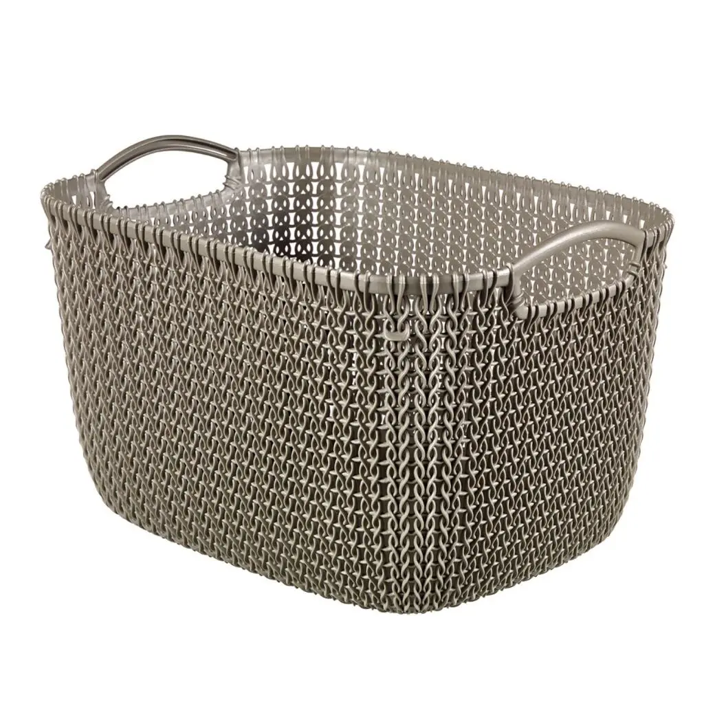 Curver Opbergmand Knit-Look 19L Bruin 1