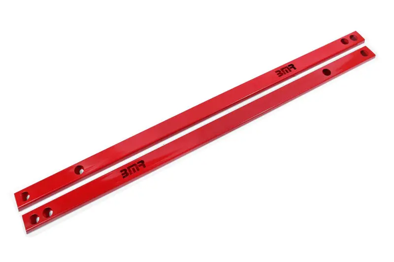 Bmr 15-20 S550 Mustang Chassis Jacking Rails (Shorter Tube) - Red 1