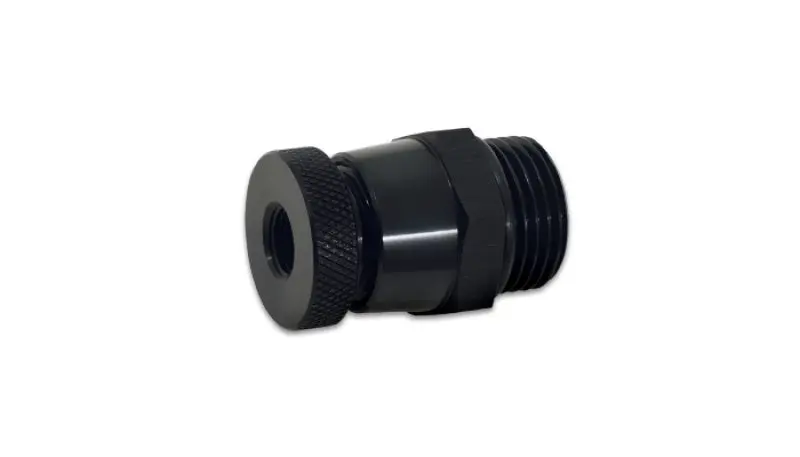Vibrant 8 Orb To 1/8 Npt Aluminum Drain Valve - Black 1