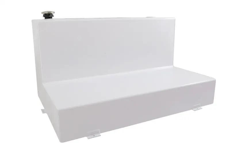 Deezee Universal Tanks - L-Shape White Steel (92 Gal) 1