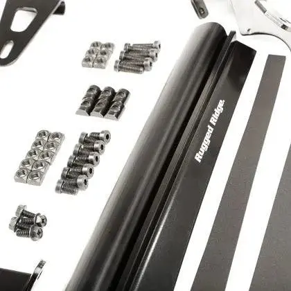 Rugged Ridge 07-18 Jeep Wrangler Jk Elite Fast Track Windshield Light Bar Mount W/ Crossbar 2