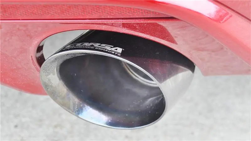 Corsa 2015-2017 Ford Mustang Gt 5.0 3In Cat Back Exhaust Polish Dual 4.5In Tip (Xtreme) 1