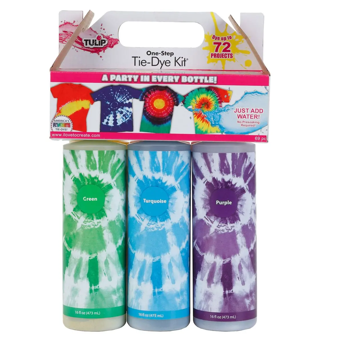 Tulip One-Step Tie Dye Tulip • Tie-Dye Kit 6 Kleuren 1