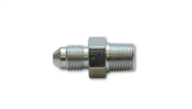 Vibrant -3An To 1/8In Npt Straight Adapter Fitting - Steel 1