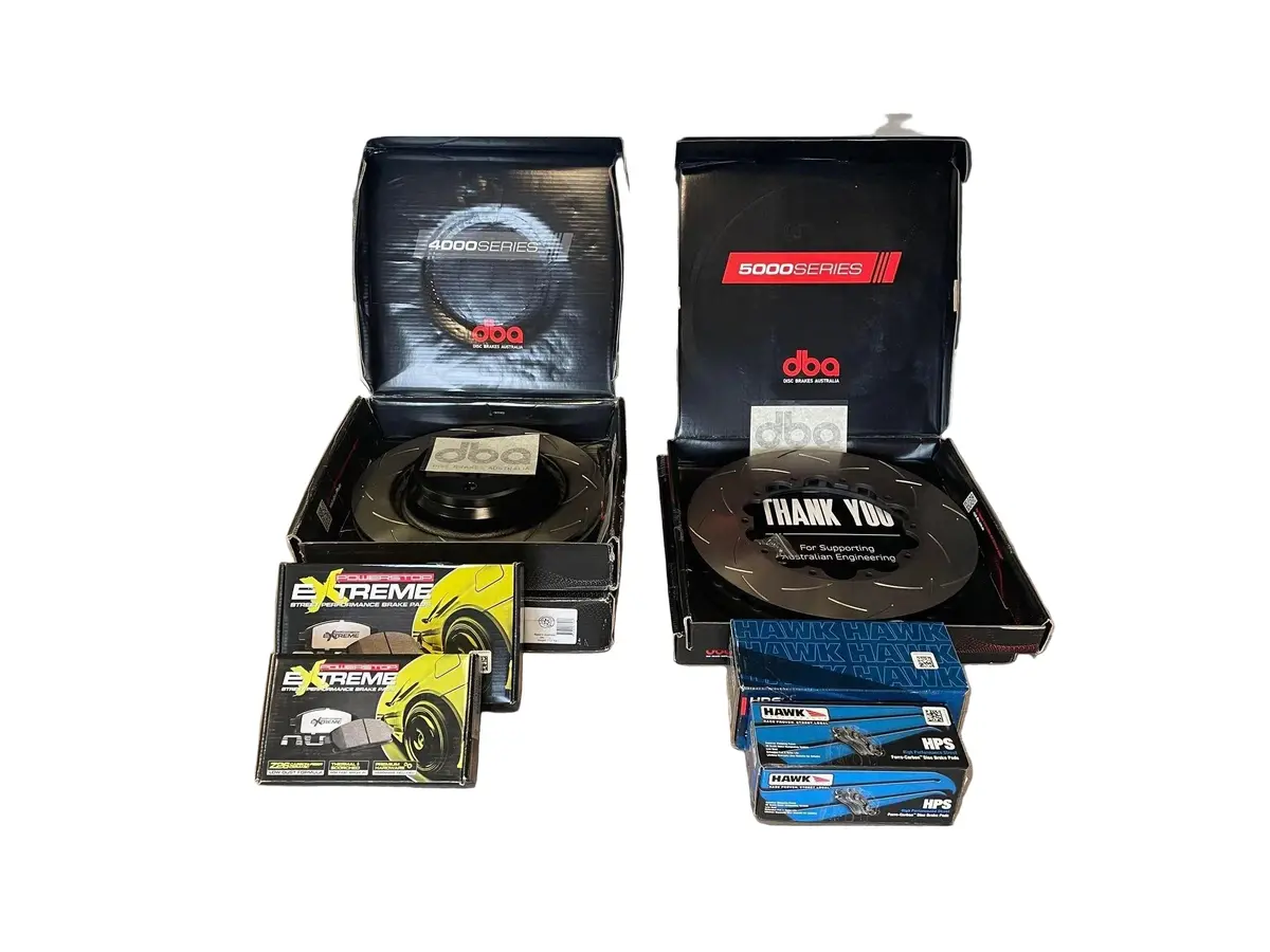 2015+ Dodge Charger / Challenger Hellcat / Scat Pack 6 Piston Front & Rear Dba 5000 Series Rotors And Pads Kit Assembled By 797 Performance 1