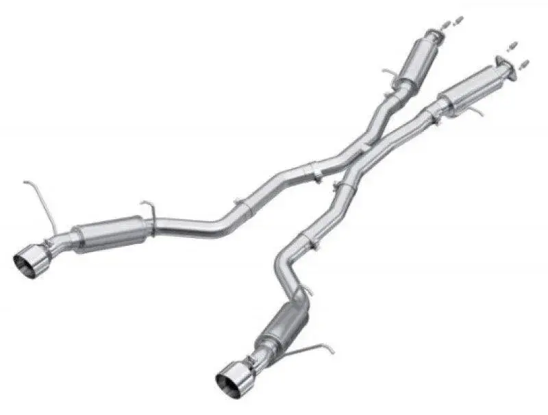 Mbrp 2012+ Jeep Grand Cherokee Srt 6.4L 3In Dual Rear Exit Aluminized Catback Exhaust - T304 Tips 1