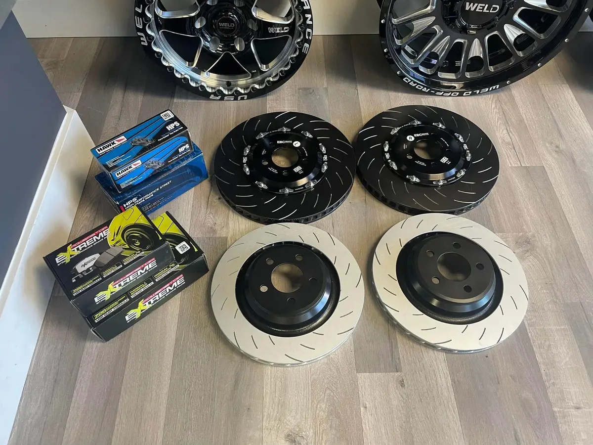 797 Performance Ebc Brake Package 2015 & Up 6 Piston Charger / Challenger Hellcat / Srt / Scatpack Brake Kit 1