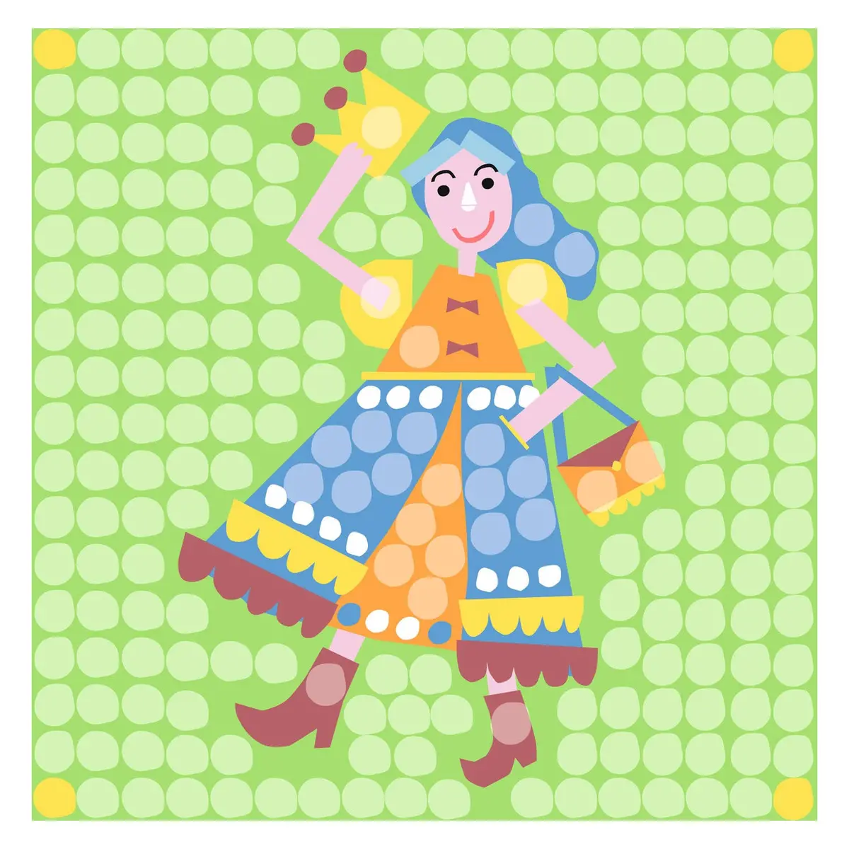 Playmais Mosaic Kaarten Versieren Prinses 2