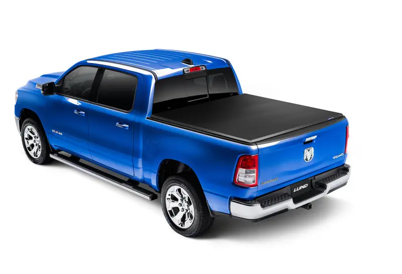 Lund 02-17 Dodge Ram 1500 (6.5Ft. Bed Excl. Rambox) Genesis Elite Tri-Fold Tonneau Cover - Black 1