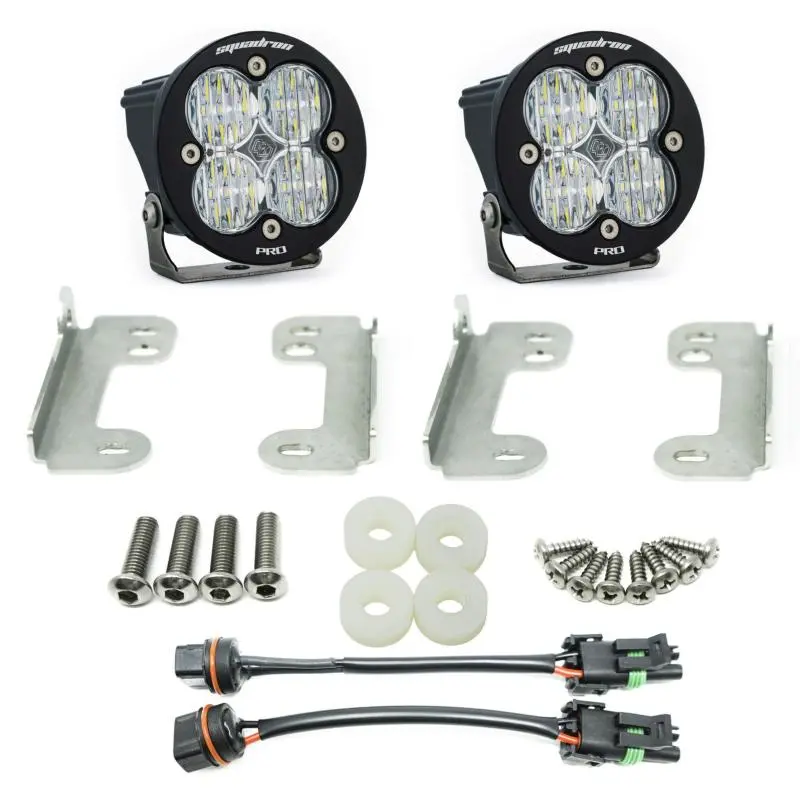 Baja Designs 2018 Wrangler Jl Sahara Squadron R Pro Fog Pocket Kit 1