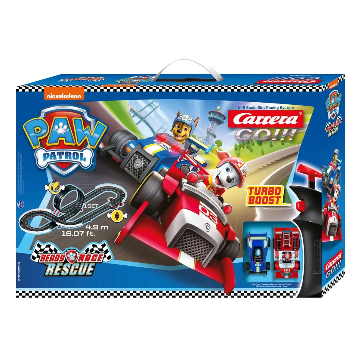 Carrera Go!!! Racebaan - Paw Patrol Ready Race Rescue 1