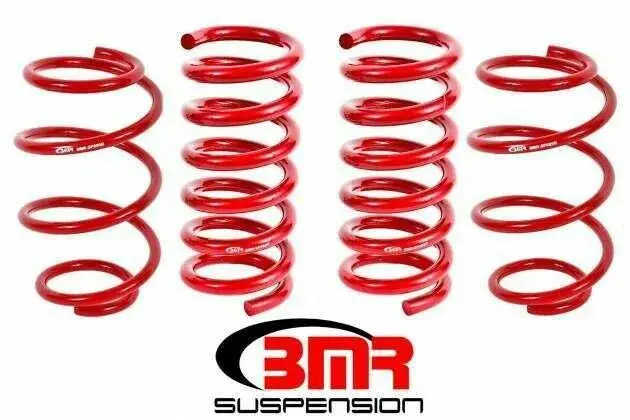 Bmr 2015-2024 S550 Mustang Lowering Springs, Set Of 4, Minimal Drop, Performance 1