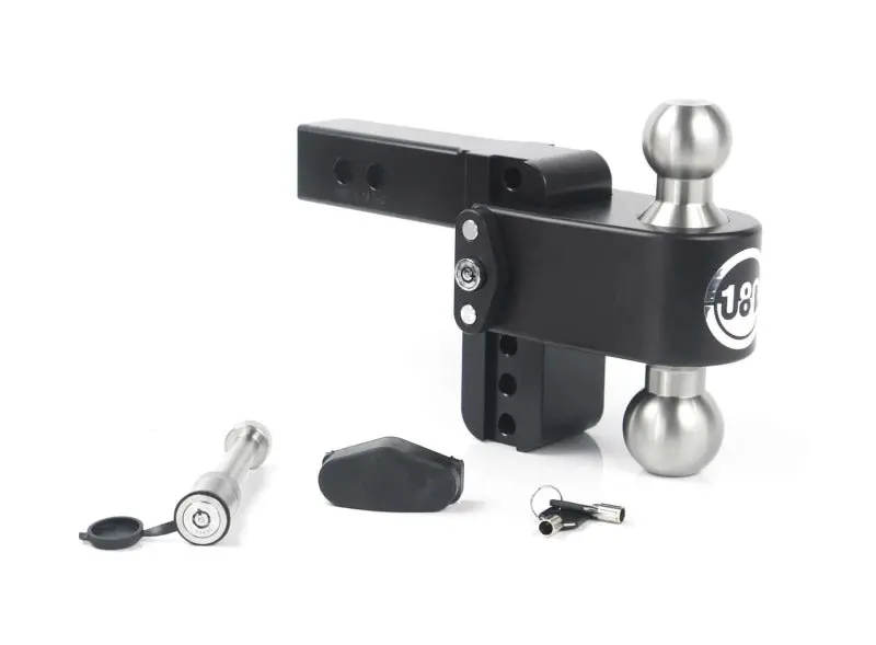 Weigh Safe 180 Hitch 4In Drop Hitch & 2In Shank (10K/12.5K Gtwr) W/Ws05 - Black Cerakote 2