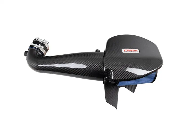 Corsa 11-23 Dodge Challenger/Charger 5.7L V8 Carbon Fiber Open Element Air Intake - Oiled 1