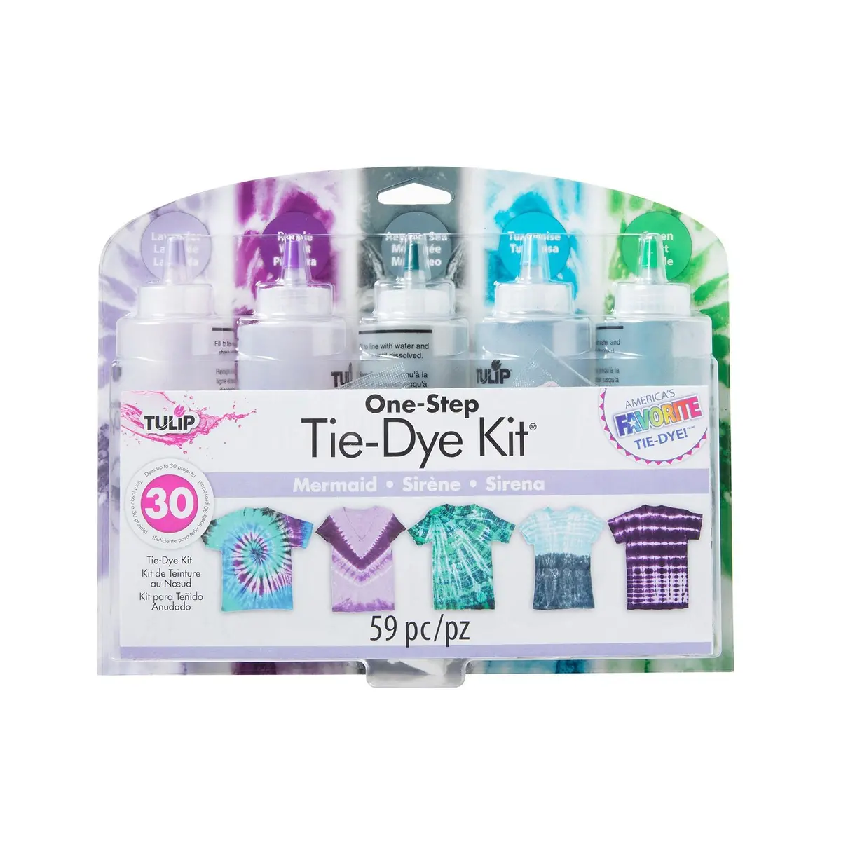 Tulip One-Step Tie Dye Tulip • Tie-Dye Kit 5 Kleuren Mermaid 1