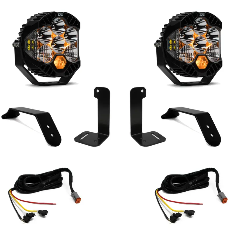 Baja Designs 2018+ Jeep Jl/Jt Dual Lp6 Auxiliary Light Kit W/Upfitter 1