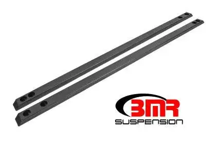 Bmr Cjr002h Mustang Chassis Jacking Rail, Super Low Profile - Black Hammertone (2015-2020 Mustang S550) 1