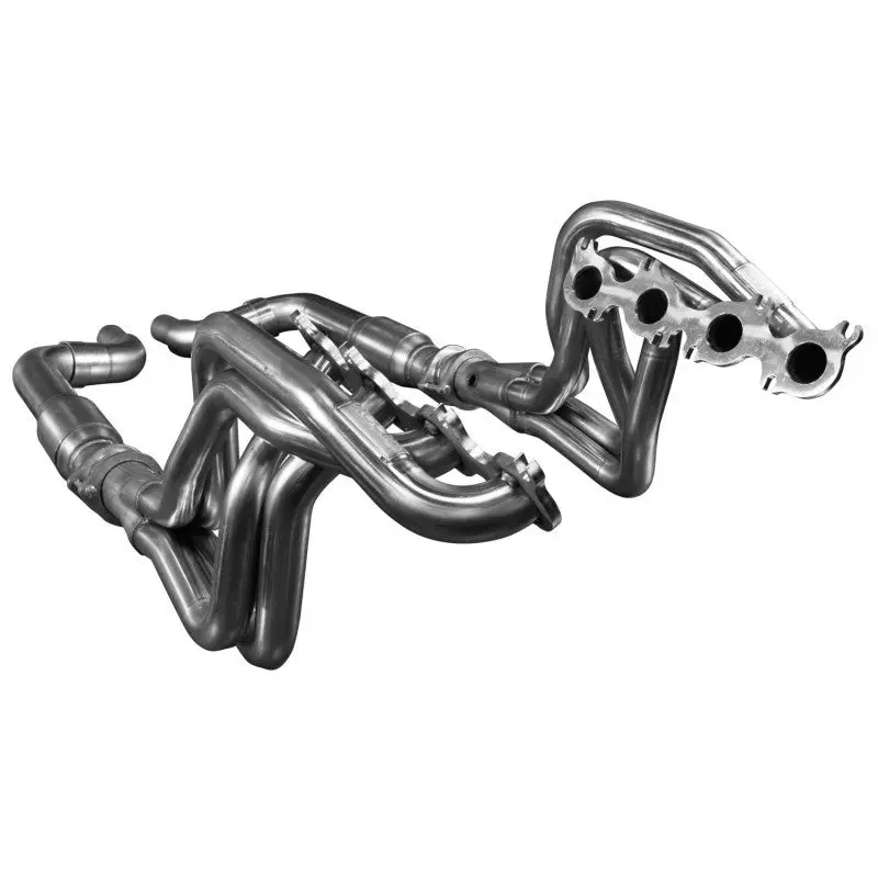 Kooks 15+ Mustang 5.0L 4V 2In X 3In Ss Headers W/Green Catted Oem Connection Pipe 1