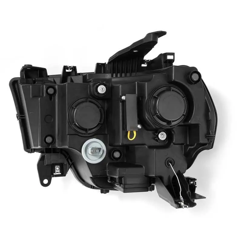 Alpharex 19-21 Ram 2500 Pro-Series Projector Headlights Plank Style Alpha Black W/Activation Light 2
