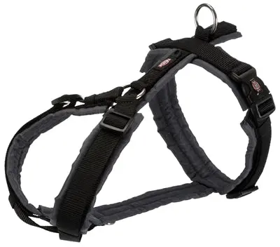 Trixie Hondentuig Premium Trekking Zwart Grijs 1